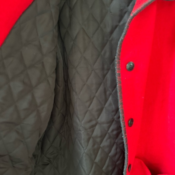 Woolrich Vintage Made in USA Oversized Wool Collared Button Down Coat, size L - Picture 6 of 9